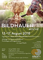 Logo Bildhauerwoche mit Juppi Klopfer