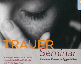 Banner Trauerwochenende im ehem. Kloster
