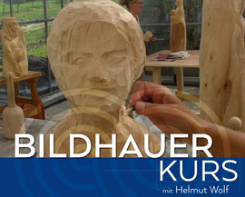 Banner Bildhauerkurs mit Helmut Wolf